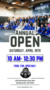 Impact Jiu Jitsu McMinnville 3rd Annual Open @ Impact Jiu Jitsu McMinnville