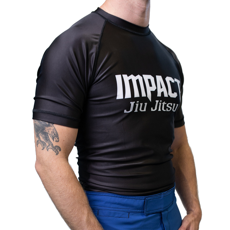 Impact Original Rashguard – Short Sleeve – Black – Impact Jiu Jitsu