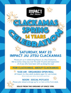 Impact Jiu Jitsu Clackamas Crosstrain & Potluck @ Impact Jiu Jitsu Clackamas