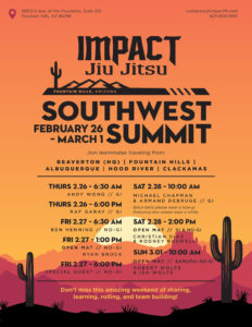Impact Jiu Jitsu Southwest Summit @ Impact Jiu Jitsu Fountain Hills