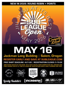 May 2026 Sub League Open @ Jackman Long Building